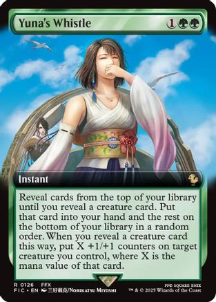 Yuna's Whistle (Extended Art) (FIC-126) - [Commander: FINAL FANTASY]