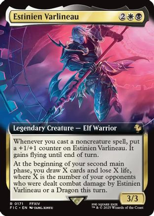 Estinien Varlineau (Extended Art) (FIC-171) - [Commander: FINAL FANTASY]