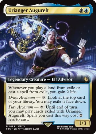Urianger Augurelt (Extended Art) (FIC-189) - [Commander: FINAL FANTASY] Foil
