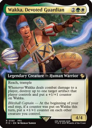 Wakka, Devoted Guardian (Extended Art) (FIC-190) - [Commander: FINAL FANTASY] Foil