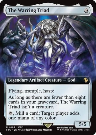 The Warring Triad (Extended Art) (FIC-193) - [Commander: FINAL FANTASY]