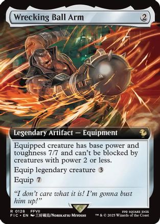 Wrecking Ball Arm (Extended Art) (FIC-128) - [Commander: FINAL FANTASY] Foil