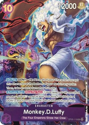 Monkey.D.Luffy (119) (English Version 2nd Anniversary Set) (OP05-119) - One Piece Promotion Cards