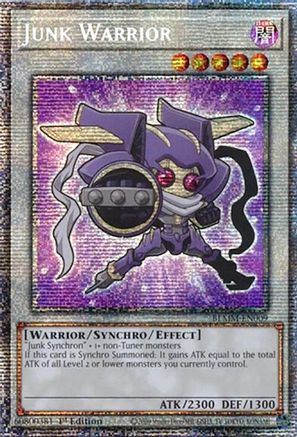 Junk Warrior (Starlight Rare) (BLMM-EN009) - Battles of Legend: Monster Mayhem 1st Edition