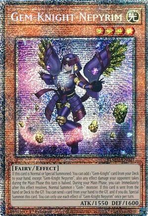 Gem-Knight Nepyrim (Starlight Rare) (BLMM-EN021) - Battles of Legend: Monster Mayhem 1st Edition