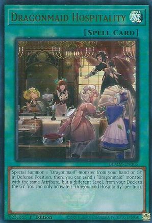 Dragonmaid Hospitality (BLMM-EN065) - Battles of Legend: Monster Mayhem 1st Edition