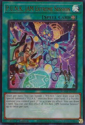 P.U.N.K. JAM Extreme Session (BLMM-EN080) - Battles of Legend: Monster Mayhem 1st Edition