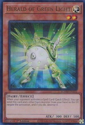 Herald of Green Light (BLMM-EN102) - Battles of Legend: Monster Mayhem 1st Edition