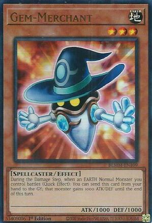 Gem-Merchant (BLMM-EN109) - Battles of Legend: Monster Mayhem 1st Edition