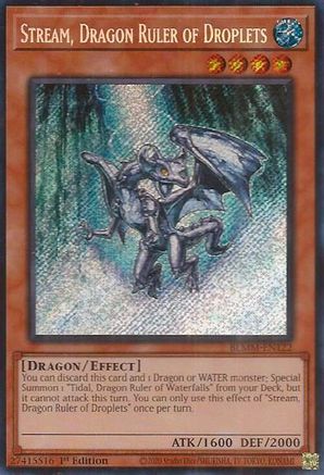 Stream, Dragon Ruler of Droplets (BLMM-EN122) - Battles of Legend: Monster Mayhem 1st Edition
