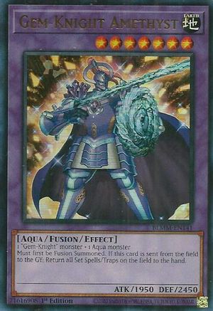 Gem-Knight Amethyst (BLMM-EN141) - Battles of Legend: Monster Mayhem 1st Edition