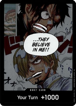 DON!! Card (Alternate Art) - A Fist of Divine Speed