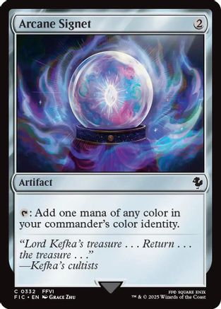 Arcane Signet (0332) (Surge Foil) (FIC-332) - [Commander: FINAL FANTASY] Foil