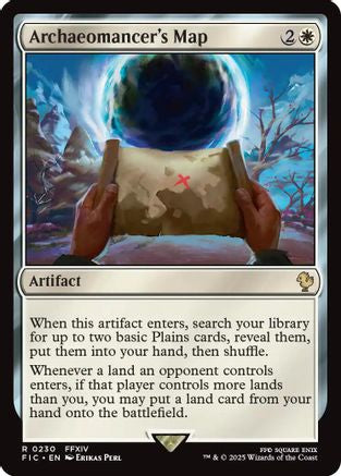 Archaeomancer's Map (Surge Foil) (FIC-230) - [Commander: FINAL FANTASY] Foil