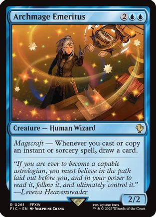 Archmage Emeritus (Surge Foil) (FIC-261) - [Commander: FINAL FANTASY] Foil