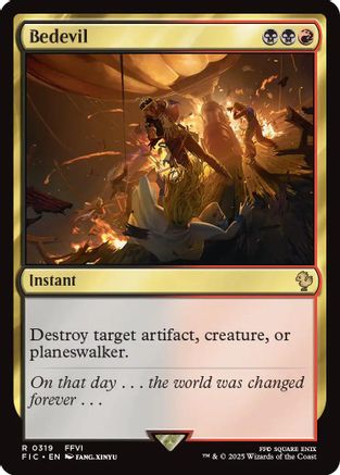 Bedevil (Surge Foil) (FIC-319) - [Commander: FINAL FANTASY] Foil