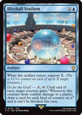 Blitzball Stadium (Surge Foil) (FIC-034) - [Commander: FINAL FANTASY] Foil