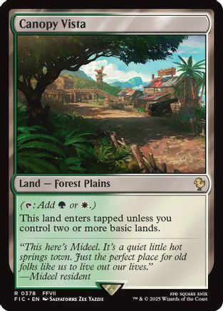 Canopy Vista (Surge Foil) (FIC-378) - [Commander: FINAL FANTASY] Foil
