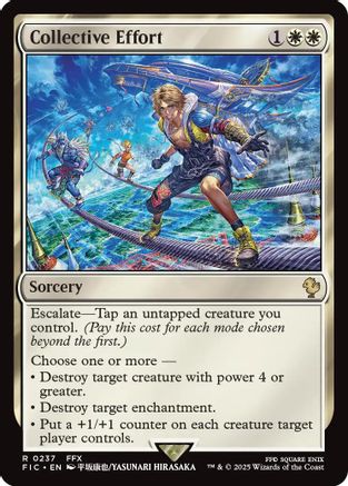 Collective Effort (Surge Foil) (FIC-237) - [Commander: FINAL FANTASY] Foil