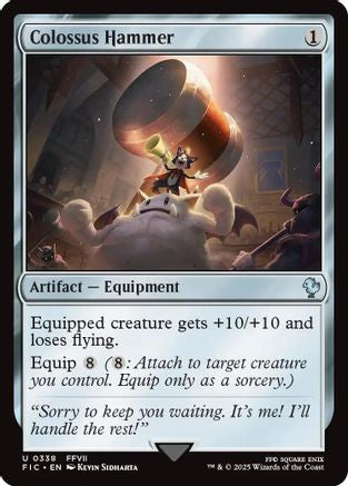 Colossus Hammer (Surge Foil) (FIC-338) - [Commander: FINAL FANTASY] Foil