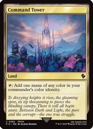 Command Tower (0382) (Surge Foil) (FIC-382) - [Commander: FINAL FANTASY] Foil