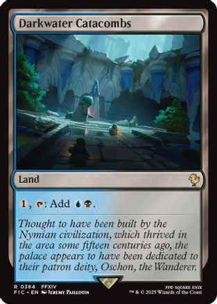 Darkwater Catacombs (Surge Foil) (FIC-384) - [Commander: FINAL FANTASY] Foil