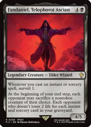 Fandaniel, Telophoroi Ascian (Surge Foil) (FIC-046) - [Commander: FINAL FANTASY] Foil