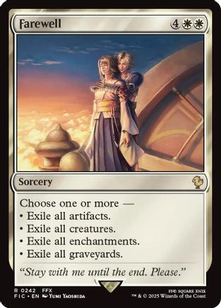 Farewell (Surge Foil) (FIC-242) - [Commander: FINAL FANTASY] Foil