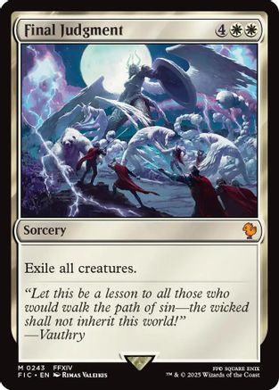 Final Judgment (Surge Foil) (FIC-243) - [Commander: FINAL FANTASY] Foil