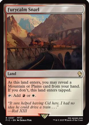 Furycalm Snarl (Surge Foil) (FIC-397) - [Commander: FINAL FANTASY] Foil