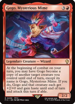 Gogo, Mysterious Mime (Surge Foil) (FIC-056) - [Commander: FINAL FANTASY] Foil