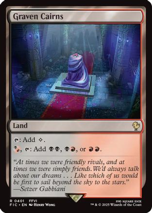 Graven Cairns (Surge Foil) (FIC-401) - [Commander: FINAL FANTASY] Foil
