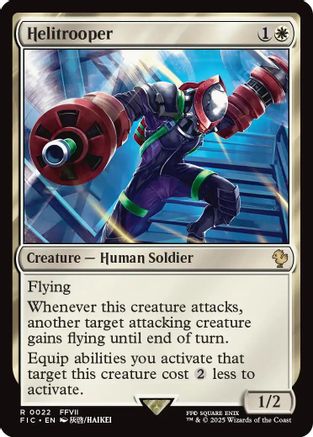 Helitrooper (Surge Foil) (FIC-022) - [Commander: FINAL FANTASY] Foil