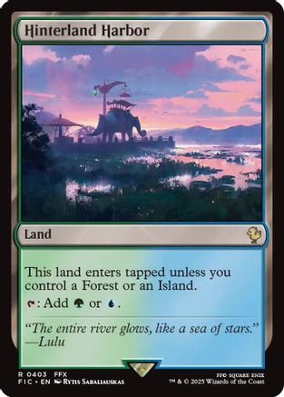 Hinterland Harbor (Surge Foil) (FIC-403) - [Commander: FINAL FANTASY] Foil