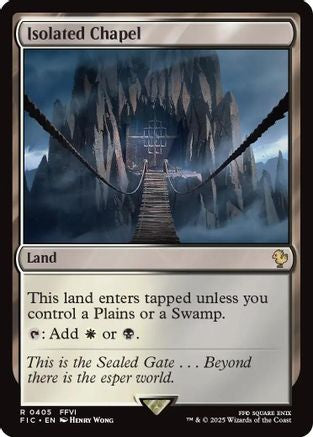 Isolated Chapel (Surge Foil) (FIC-405) - [Commander: FINAL FANTASY] Foil