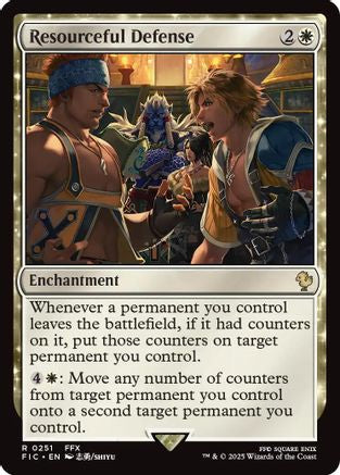 Resourceful Defense (Surge Foil) (FIC-251) - [Commander: FINAL FANTASY] Foil
