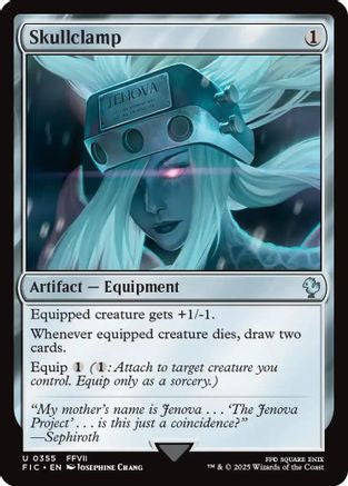 Skullclamp (Surge Foil) (FIC-355) - [Commander: FINAL FANTASY] Foil