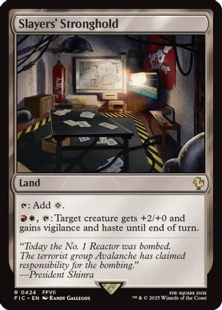 Slayers' Stronghold (Surge Foil) (FIC-424) - [Commander: FINAL FANTASY] Foil