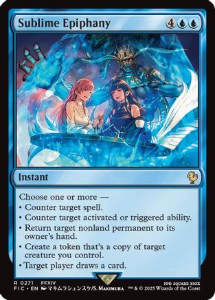 Sublime Epiphany (Surge Foil) (FIC-271) - [Commander: FINAL FANTASY] Foil