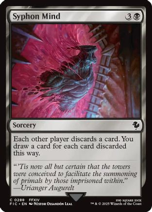 Syphon Mind (Surge Foil) (FIC-288) - [Commander: FINAL FANTASY] Foil