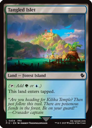 Tangled Islet (Surge Foil) (FIC-434) - [Commander: FINAL FANTASY] Foil