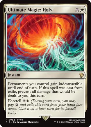Ultimate Magic: Holy (Surge Foil) (FIC-032) - [Commander: FINAL FANTASY] Foil