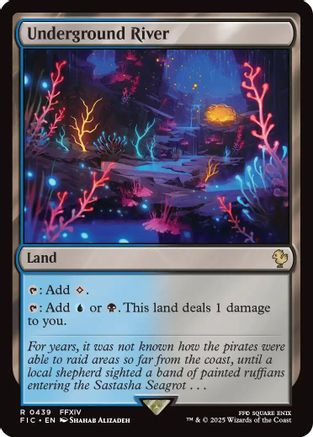Underground River (Surge Foil) (FIC-439) - [Commander: FINAL FANTASY] Foil