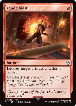 Vandalblast (Surge Foil) (FIC-298) - [Commander: FINAL FANTASY] Foil