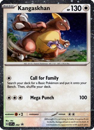 Kangaskhan - 202 (Cosmos Holo) 202 - [SV Scarlet & Violet Promo Cards] Holofoil