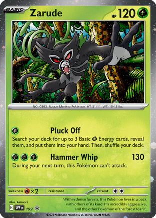 Zarude - 199 (Cosmos Holo) 199 - [SV Scarlet & Violet Promo Cards] Holofoil