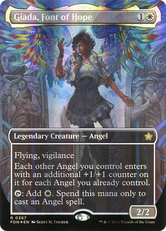 Giada, Font of Hope (FDN-367) - [Foundations] (Borderless) Foil