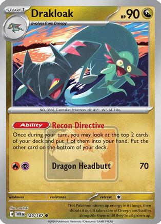 Drakloak 129 - [League & Championship Cards] Reverse Holofoil