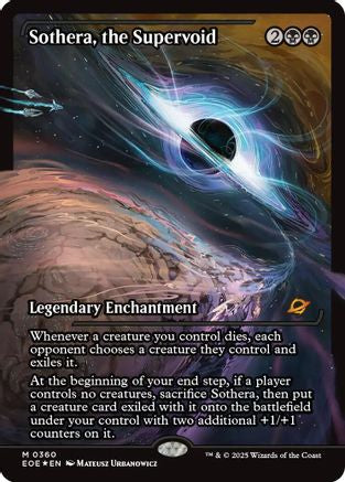 Sothera, the Supervoid (Showcase) (EOE-360) - [Edge of Eternities] Foil