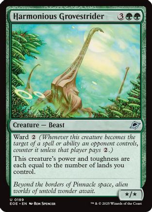 Harmonious Grovestrider (EOE-189) - [Edge of Eternities]